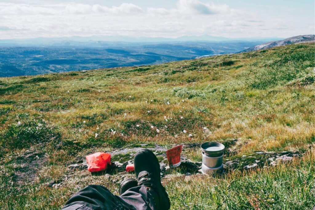 Trangia på fjällvandring